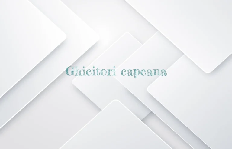 ghicitori capcana
