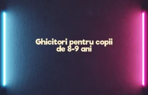 ghicitori pentru copii de 8-9 ani